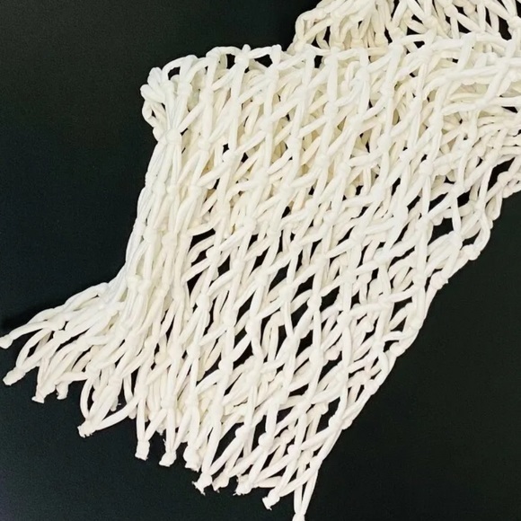 REVOLVE  The Alisa Mini Dress Coverup Pull-On White $218 Strong Net $$ Lovewave - Picture 5 of 6